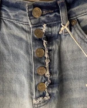 KanCan Light Blue Flare Jeans with Distressed Details item 17 thumbnail 6