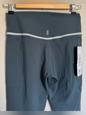 Rhode NWT Instinct Contrast Leggings Blue Granite Harvard Collegiate Logo Size S thumbnail 8