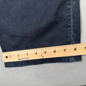 Y2k Diesel Industry Womens Dark Wash Stretch Straight Leg Jeans Size 33 x 32 thumbnail 9