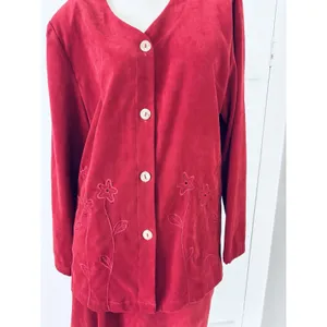 Vintage Country Wear Casuals 2 Piece Suit Dress Red Cottagecore Womens Small thumbnail 2