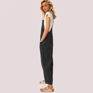NWT‎ Ladyful Black Denim Overalls – XL thumbnail 2