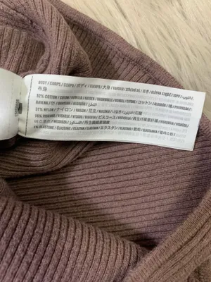 Abercrombie & Fitch Long Sleeve Seamless Rib Knit Bodysuit M thumbnail 4