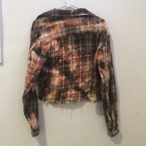 vintage acid wash button up top thumbnail 4