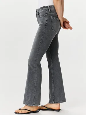 Quince Luna Stretch Flare Jeans Greyed Out Size 29 thumbnail 3