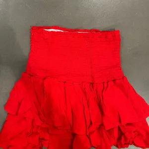 Meshki red skort size small thumbnail 3