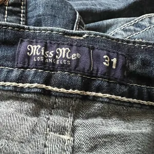 Miss Me Blue Flare Wide Leg Jeans thumbnail 4
