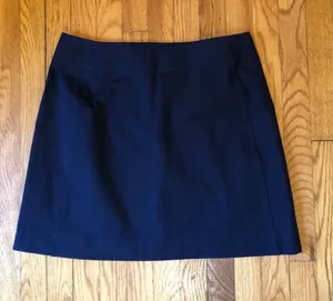 M.M. Lafleur Women's Basic Black Mini Skirt Back Zipper Closure - Size 12 thumbnail 1