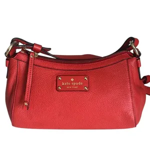 KATE SPADE Berkshire Road Gabriella Leather Crossbody/ Shoulder Bag Red - $298. thumbnail 3