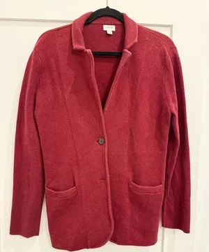 J. Crew Women's Deep Red Blazer thumbnail 1