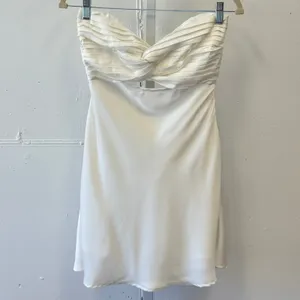 Princess Polly Shellie Mini‎ Dress White Satin Party Sz 8 thumbnail 2