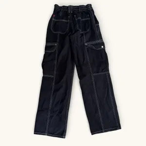 BDG‎ Blaine Wide Leg Cargo Jeans Black 26 Y2K Skate Urban Outfitters thumbnail 4