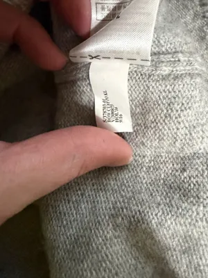 Banana Republic Grey Wool & Cashmere Blend Flipucci Sweater Size M. thumbnail 6