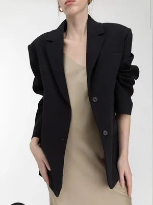 NWT Oak + Fort Oversized Blazer thumbnail 3