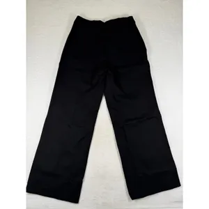 Quince Ultra-Stretch Ponte Trouser Black Wide‎ Leg Pants Womens Size 10 LB70749 thumbnail 9
