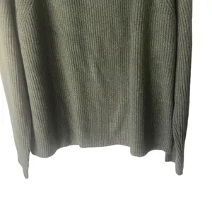 M & S‎ Collection Women's Size Medium Green Tight Knit Turtle Neck Sweater thumbnail 3