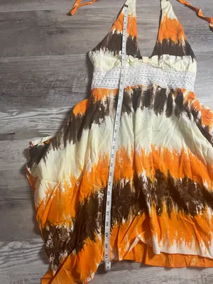 Bali Halter Tie Dye Dress thumbnail 4