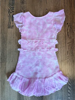 Love Shack Fancy Pink Mini Dress thumbnail 4