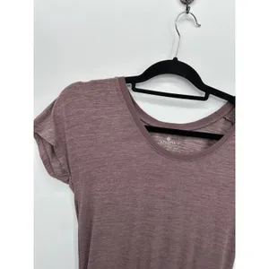 Athleta‎ Womens Purple Tee Dress Sz S Butter Soft Casual Comfort Everyday Basic thumbnail 4