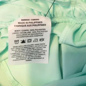 636 | NWT Nike Dri-FIT Women‎ XS Smocked Waist Training Shorts Mint Green thumbnail 6