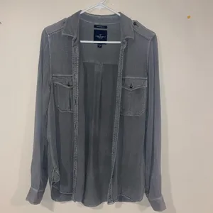 American Eagle Outfitters Boyfriend Button Down Top thumbnail 2