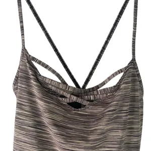FP Movement Women's Size Large‎ Heathered Striped Racerback Activewear Top thumbnail 2