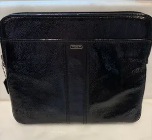Coach Black Patent Leather Laptop Sleeve thumbnail 1