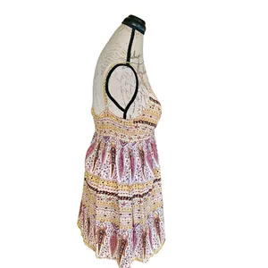 Rue21 Dress Mini Small Sleeveless Summer Winter Brown Cotton Short Boho Festival thumbnail 3