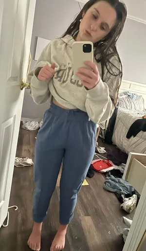 SheIn blue joggers thumbnail 1
