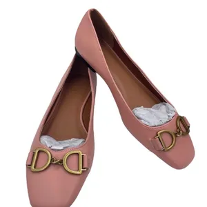 Asos Design slim square toe pink ballet flat shoes women’s Size 8 thumbnail 2