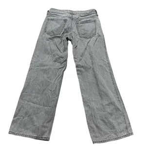 Hollister Jeans Womens Size 5 Gray Wash Low Rise Wide Leg Y2K 5-Pocket thumbnail 3