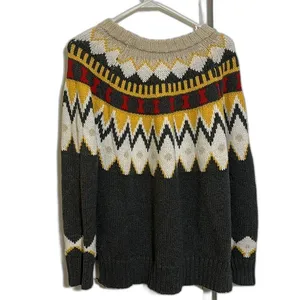 Aerie Fair Isle Festive Feels Holiday Oversized Sweater Size Medium thumbnail 5