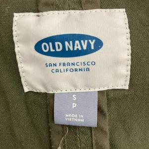 Old Navy 100% Cotton Olive Safari Utility‎ Jacket thumbnail 6