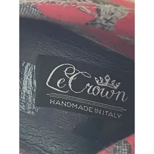 Le Crown Handmade in Italy Distressed Leather Convertible High Low Sneakers 37 thumbnail 8