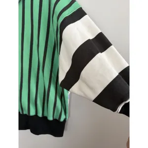 Free People Movement Free "Sprint To The Finish" Hoodie Green Stripe Women's Med thumbnail 9
