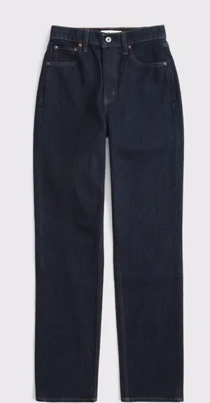 Abercrombie Curve Love Ultra Straight High-Rise Short thumbnail 1