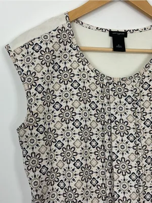 Ann Taylor Factory Floral Sleeveless Tank Top Womens Size Small thumbnail 2