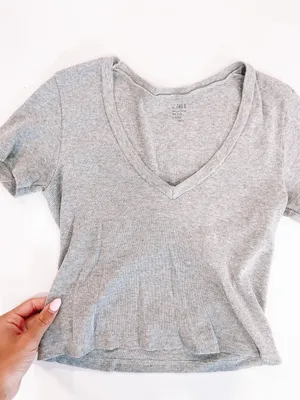 Brandy Melville Gray Tee! thumbnail 8