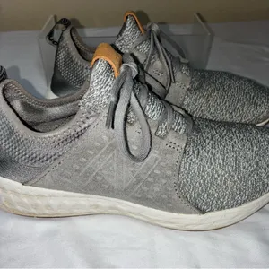 Size:8 New Balance Gray and Tan Women's Sneakers thumbnail 7