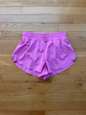 YPB Abercrombie motionTEK Women's Lightweight Pink Athletic Shorts Size L thumbnail 10