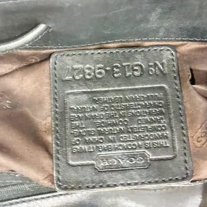 Vintage Coach Legacy Leatherware‎ Black Leather Backpack Purse thumbnail 5