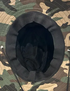 Camo Canvas Boonie Hat Green thumbnail 4