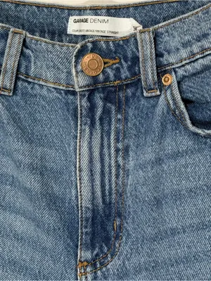 Garage Vintage Straight Jeans Women’s Size 3 /26 Distressed Light Wash Denim thumbnail 8
