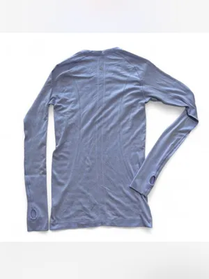 Lululemon Swiftly Tech Long-Sleeve Shirt 2.0 Hip Length Light Powder Blue 6 thumbnail 4