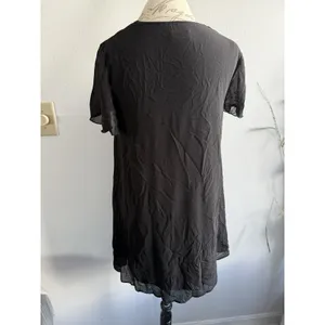 SHOW ME YOUR MUMU Matilda‎ Mini Dress Black Lace Up Size Medium thumbnail 3