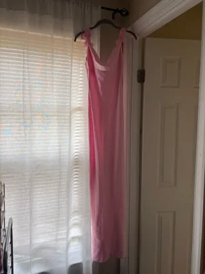 Altar'd State pink slip dress satin thumbnail 2