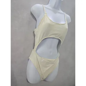 White One Piece 90s Y2K Swimsuit Beach Vacation Resort Sexy Large thumbnail 3