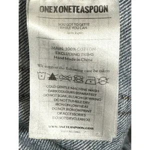One Teaspoon Awesome Baggies Women 26 Light Wash Distressed Relaxed Jeans thumbnail 7