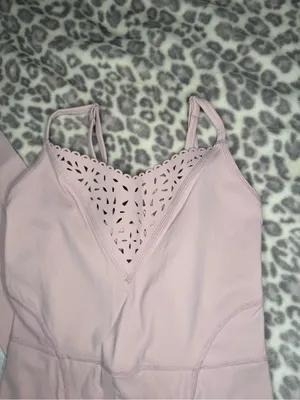 Free People Movement Touch The Sky Jumpsuit XS Pink thumbnail 2