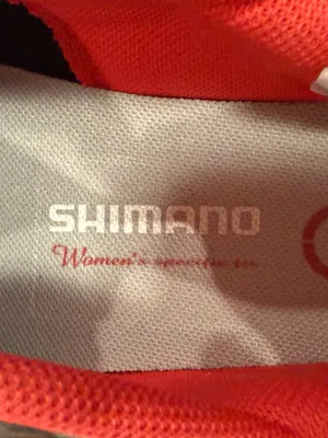 Shimano SH-WM34 Women's MTB Cycling Shoes Gray Pink Red Size US 9.5 EU 42 thumbnail 7