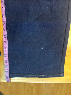 High-Rise Wide Leg Jeans in Dark Indigo Size 29 NWOT thumbnail 3